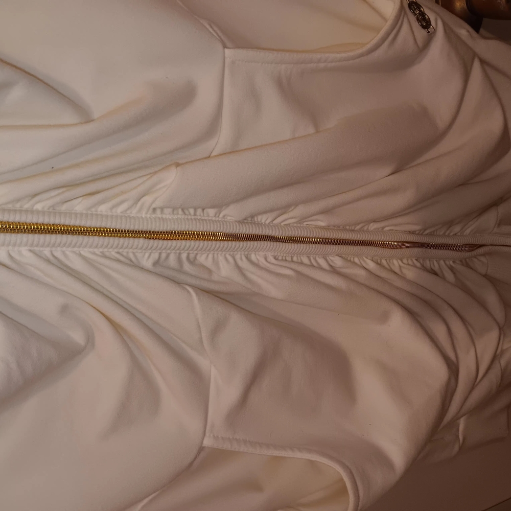 Apple Bottoms Cream Dress with Zipper Detail - Picture 4 of 7